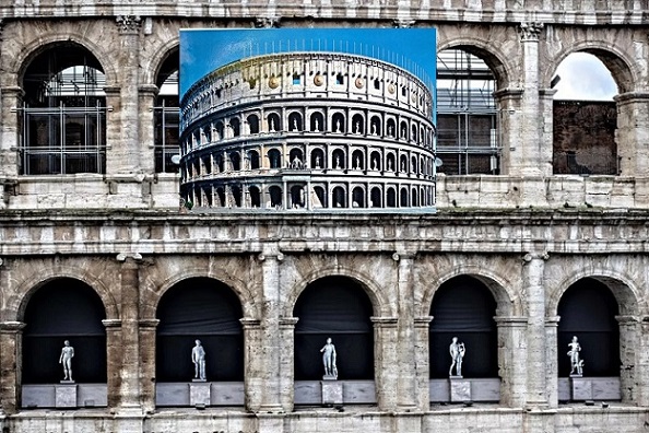 Antik épület Film Colosseum