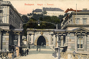 1908. Budapest Budai Várnegyed-Alagút