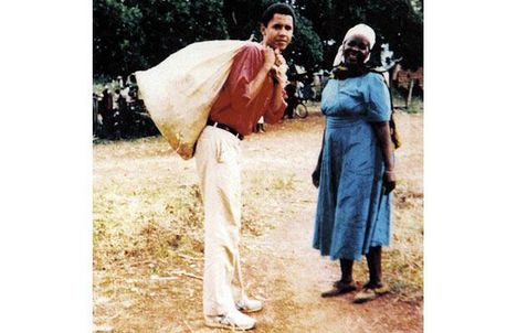 1987, Obama és nagymamája Kenyában