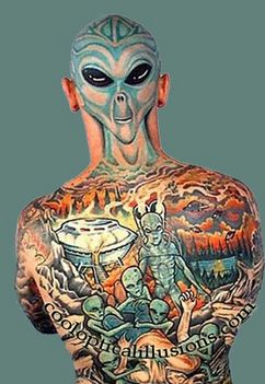alien tattoo egész testes