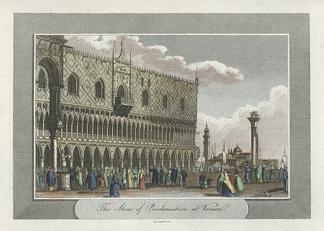 Venice, Stone of Proclamation, 1806