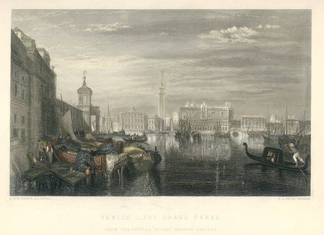 Venice, The Grand Canal, 1850