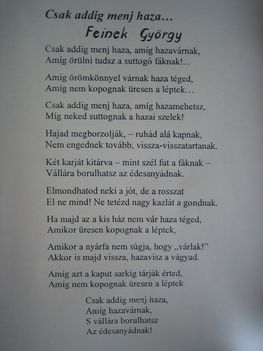 Anyák napjára  vers