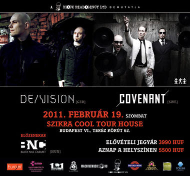 Covenant, De/vision koncert Budapesten