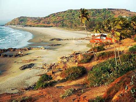 Vagator beach, Goa, India