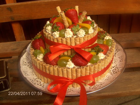 gyümölcsös torta