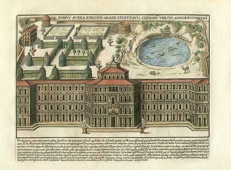 The Golden House of Nero and its gardens
