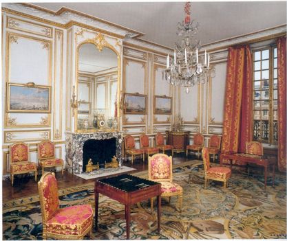 A kastély egyik szobája