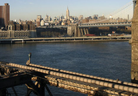 Manhattan a Brooklyn Bridge-ről