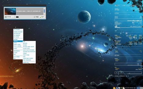 Modified CrunchBang desktop by Sheri