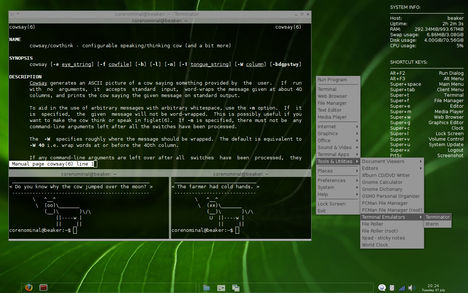 Showing Terminator terminal with compositing and transparency enabled (9-04)