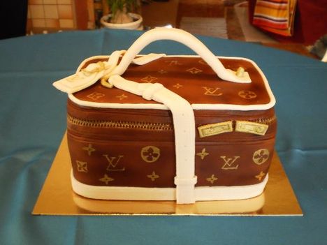 Louis Vuitton táska torta