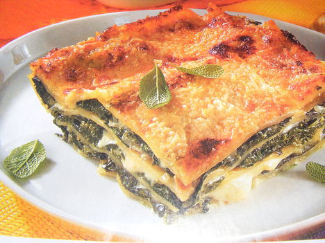 Spenótos -parmezános lasagne2