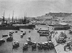 Grand Harbour 1890-ben.