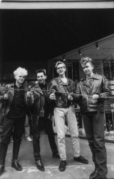 Depeche Mode Nottingham Listergate Store Opening 11th April 1986. 10