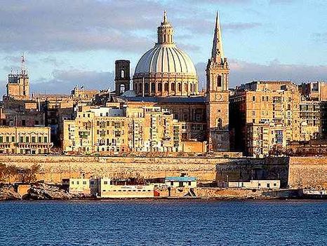 Valletta látképe