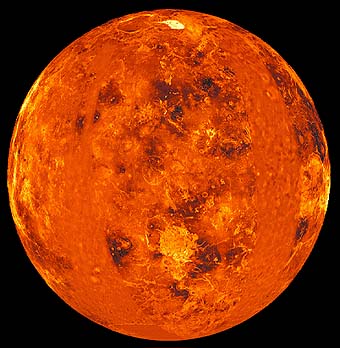 Vénusz, a felszín közelebbről
