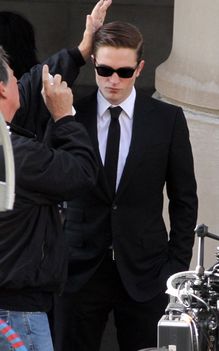 Robert pattinson a cosmopolis forgatásán 1