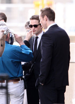 Robert pattinson a cosmopolis forgatásán 2