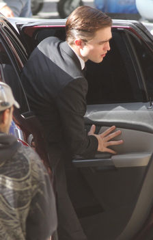 Robert pattinson a cosmopolis forgatásán 4