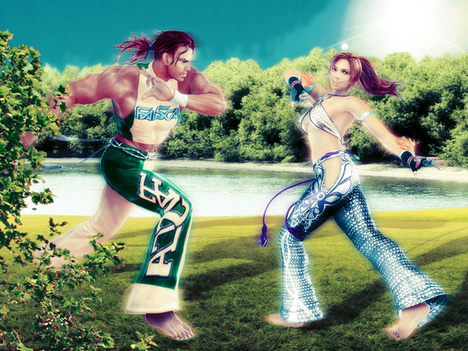 Wallpaper__Capoeira_fighters_by_From_SilentHeaven