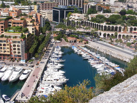 Monaco 5 Kilátás a Hercegi Kastély mellől