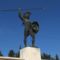 Görögország,  a Thermopülai-szoros, Leonidász király szobra, a spártai katonák sírfelirata 5