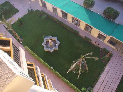 Hotel kert Kairóban