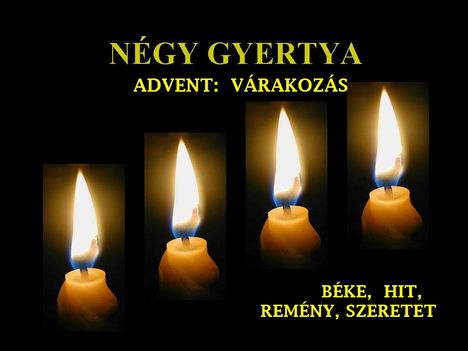 ADVENTI GYERTYÁK