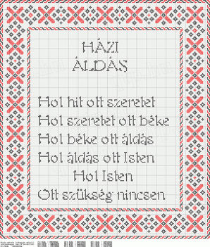 házi áldás