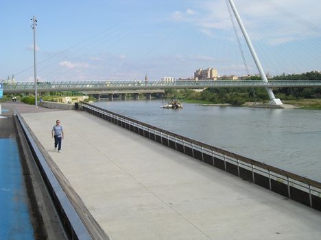 Az Expó Modern híd az Ebrón - felfüggesztés