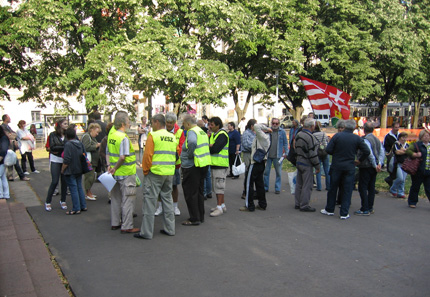 Tüntetés a bankok túlkapásai ellen 2011. július 1