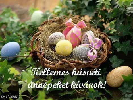 Kellemes Húsvéti Ünnepeket kívánok!
