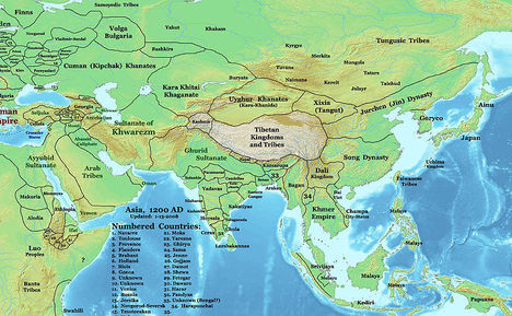 Ázsia ie. 1200-ban