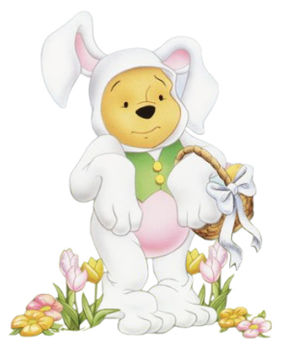 Easter-Pooh-Costume-Flowers