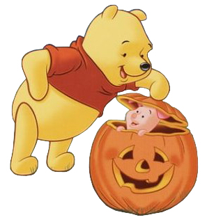 Halloween-Pooh-Piglet-Pumpkin