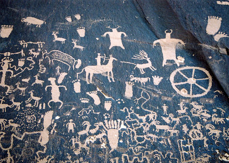 1-2 ezeréves indián motívumok Utah államban