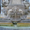 Detail of the fountain in piazza della Rotunda