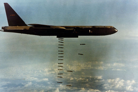 Egy bombaszóró amerikai repülőgép