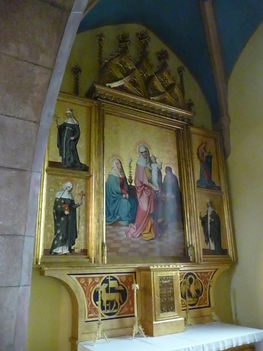 Selmecbánya-Szt.Erzsébet templ.-oldalkápolna freskó
