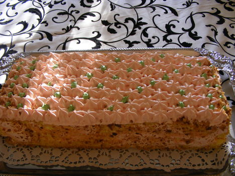 Őszibarackos  sütemény