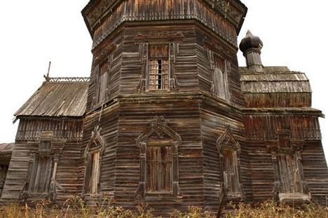 fa templom orosz stílusban