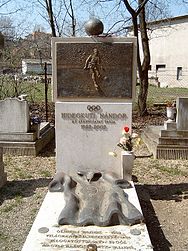 Hidegkúti Nándor sírja Budapesten Óbudai temető