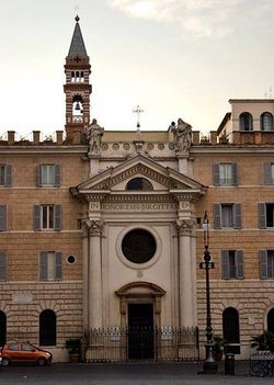 Santa Brigida Church in the Piazza Farnese