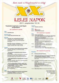 XXLelei Napok program