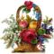 vintage scrapbooking embellishment victorian flower basket