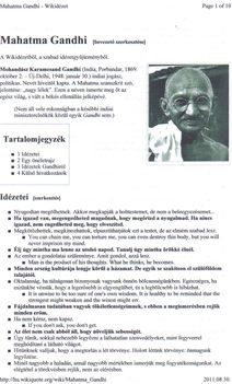 mahatma Ghandi élete