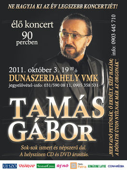 Tamás Gábor turnéja a Felvidéken