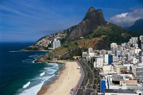 Iker hegyek, Ipanema beach, Rio