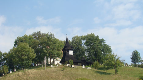 Mezőcsávási templomtorony a XVI. századból .